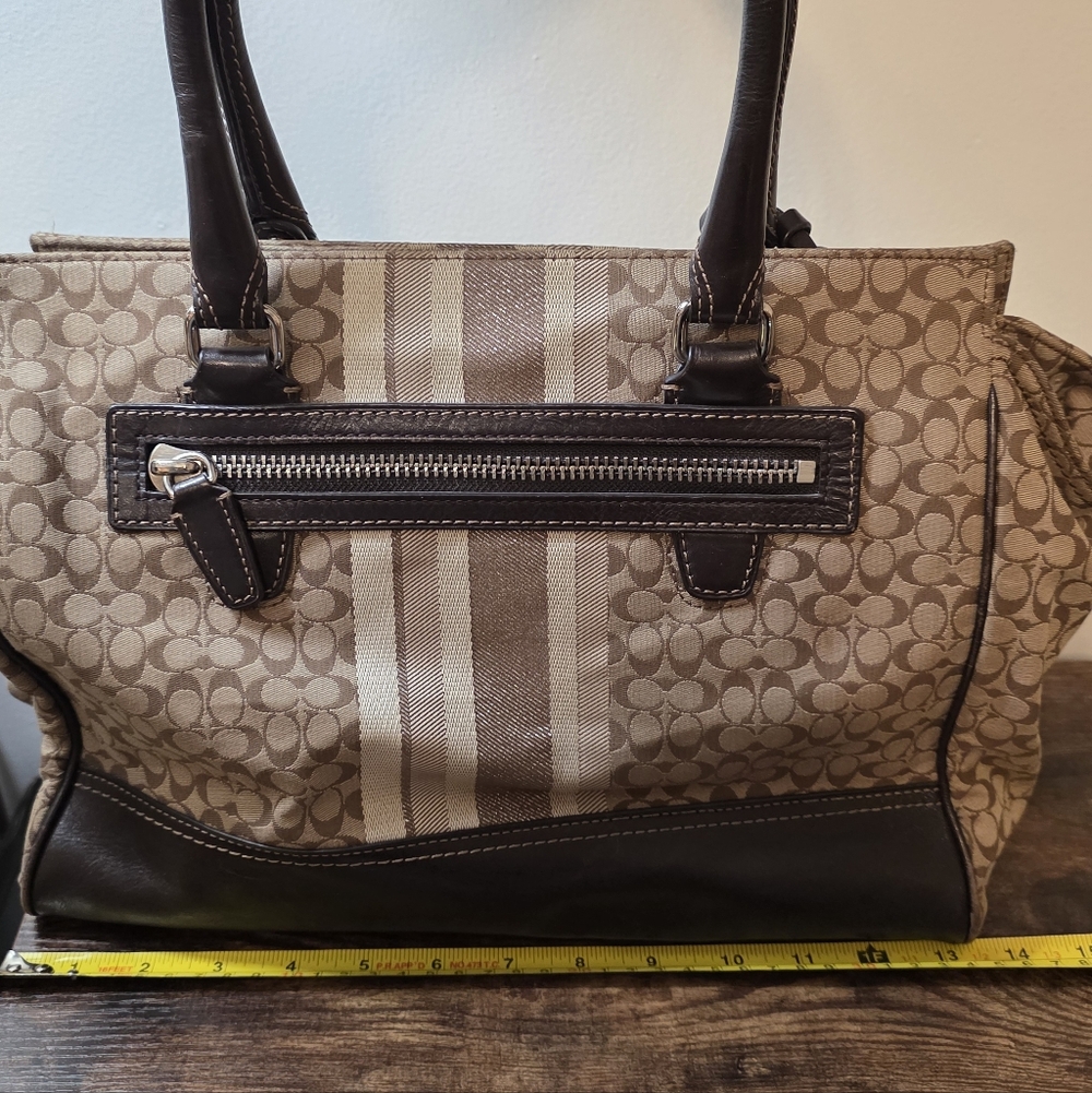 Coach LEGACY Signature Tote Bag - Picture 12 of 13